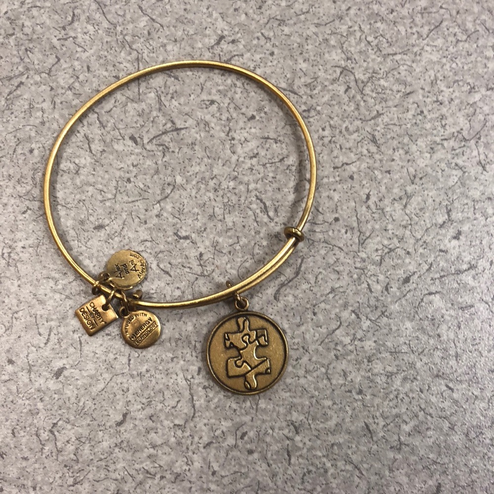 Alex and Ani Puzzle piece ( autism) Bracelet